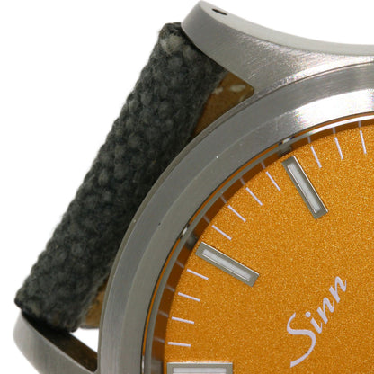 Sinn Pilot's Watch Citrin Yellow - Limited Edition of 400 Pieces Worldwide Watches 556.CY Stainless Steel/CanvasLeather mens