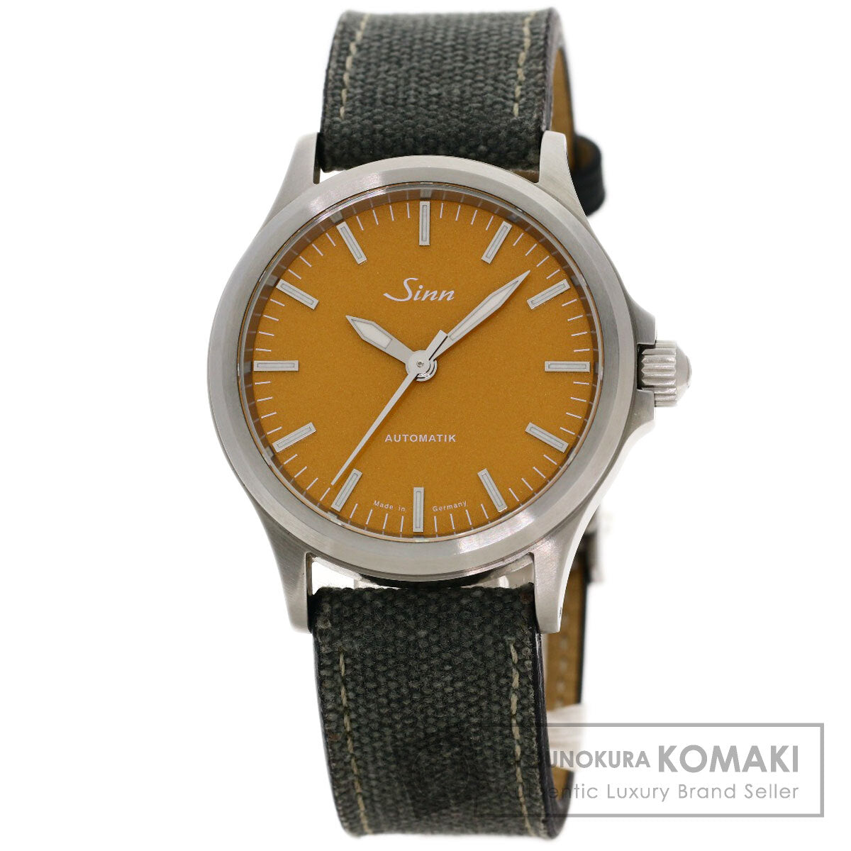 Sinn Pilot's Watch Citrin Yellow - Limited Edition of 400 Pieces Worldwide Watches 556.CY Stainless Steel/CanvasLeather mens