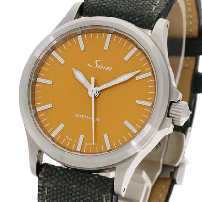 Sinn Pilot's Watch Citrin Yellow - Limited Edition of 400 Pieces Worldwide Watches 556.CY Stainless Steel/CanvasLeather mens