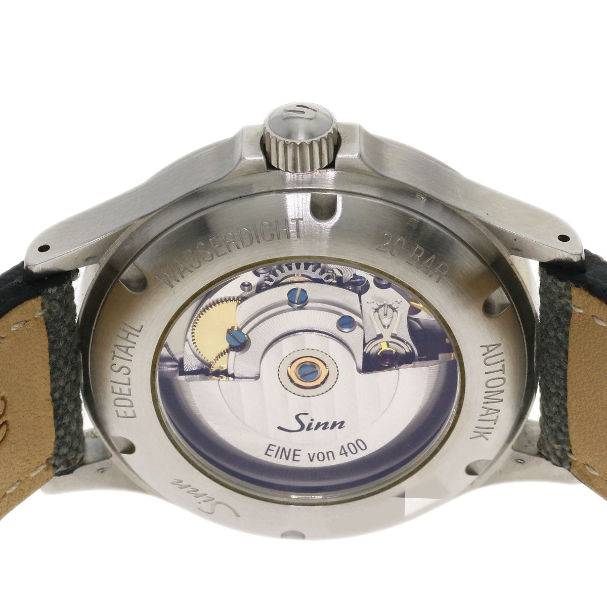 Sinn Pilot's Watch Citrin Yellow - Limited Edition of 400 Pieces Worldwide Watches 556.CY Stainless Steel/CanvasLeather mens