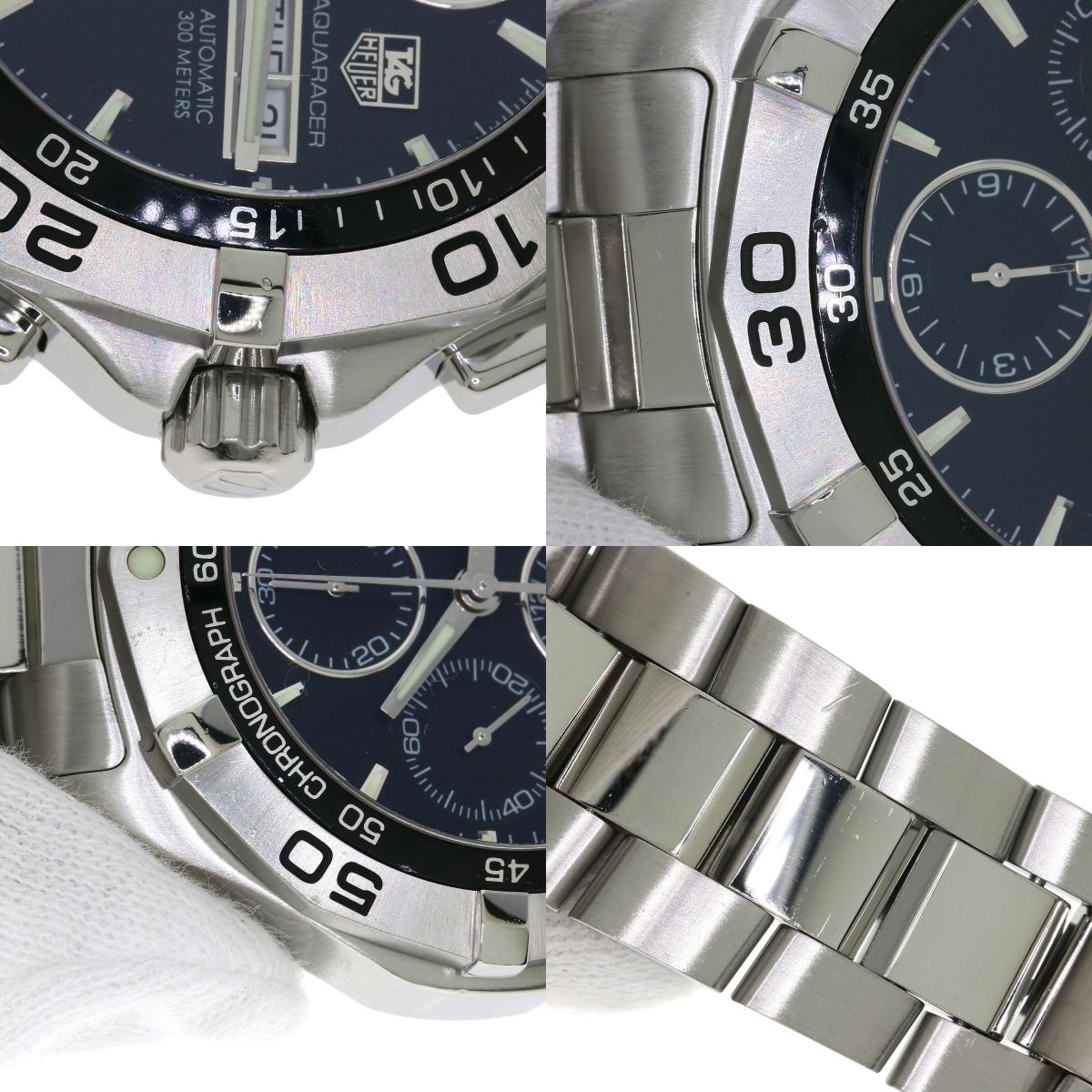 TAG HEUER Aqua Racer Chronograph Watches CAF2010 Stainless Steel/Stainless Steel mens