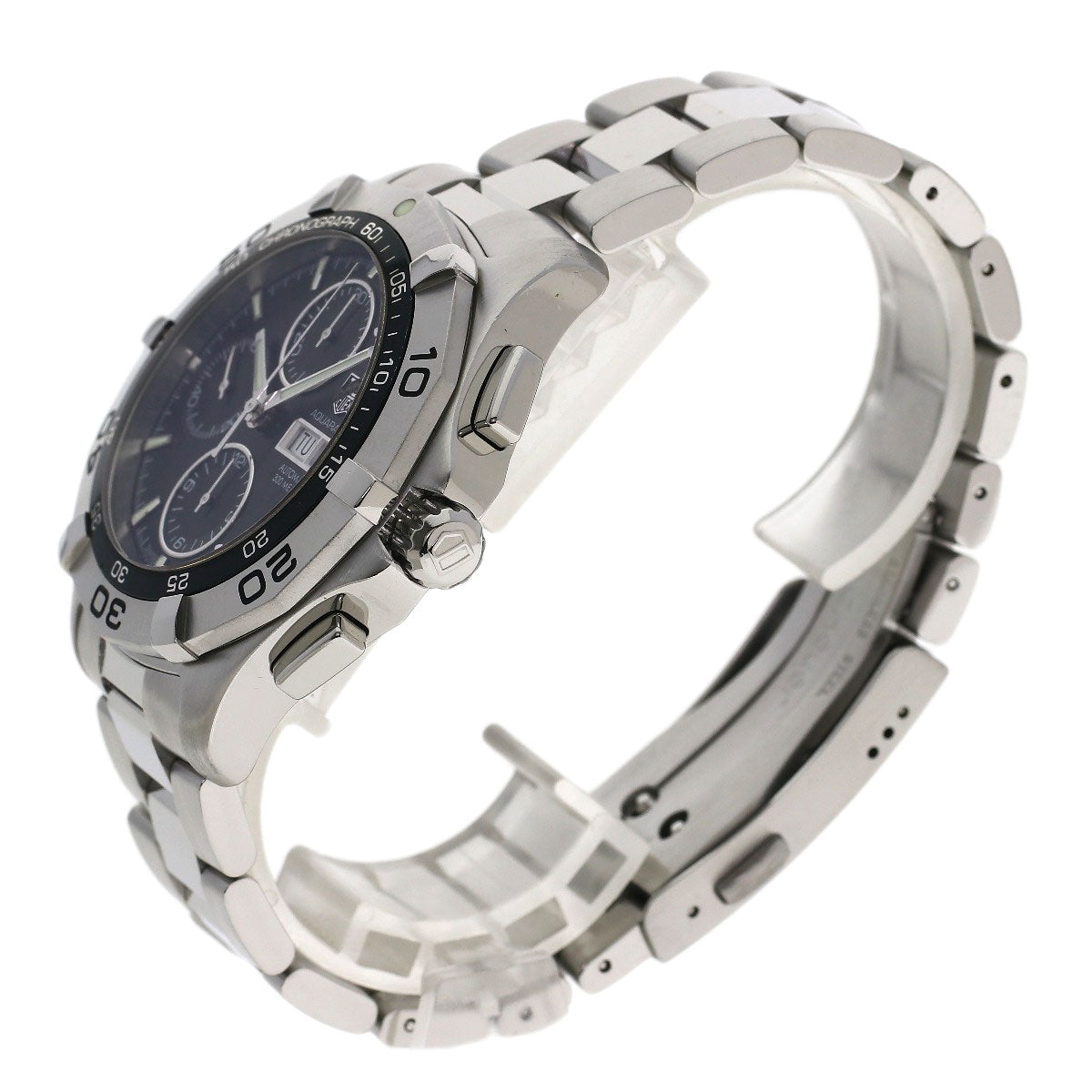 TAG HEUER Aqua Racer Chronograph Watches CAF2010 Stainless Steel/Stainless Steel mens