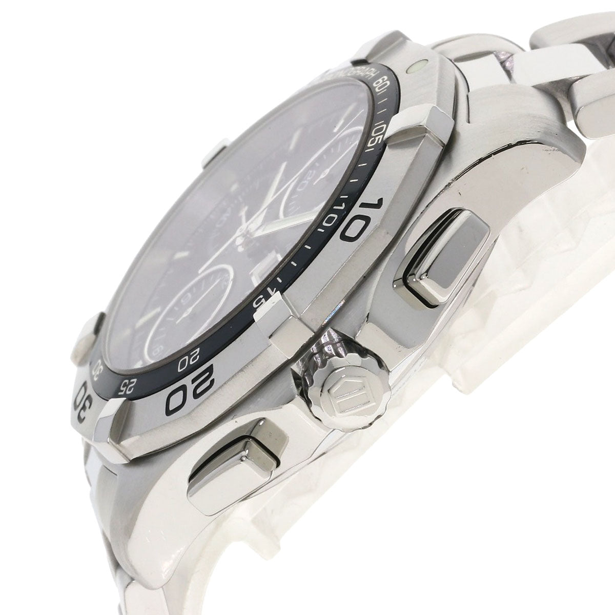 TAG HEUER Aqua Racer Chronograph Watches CAF2010 Stainless Steel/Stainless Steel mens