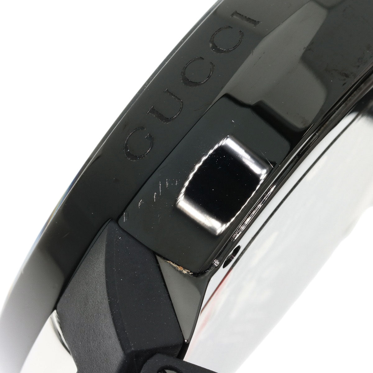 GUCCI iGucci World Time Digital Watches 114.2 Stainless Steel/SSxRubber mens