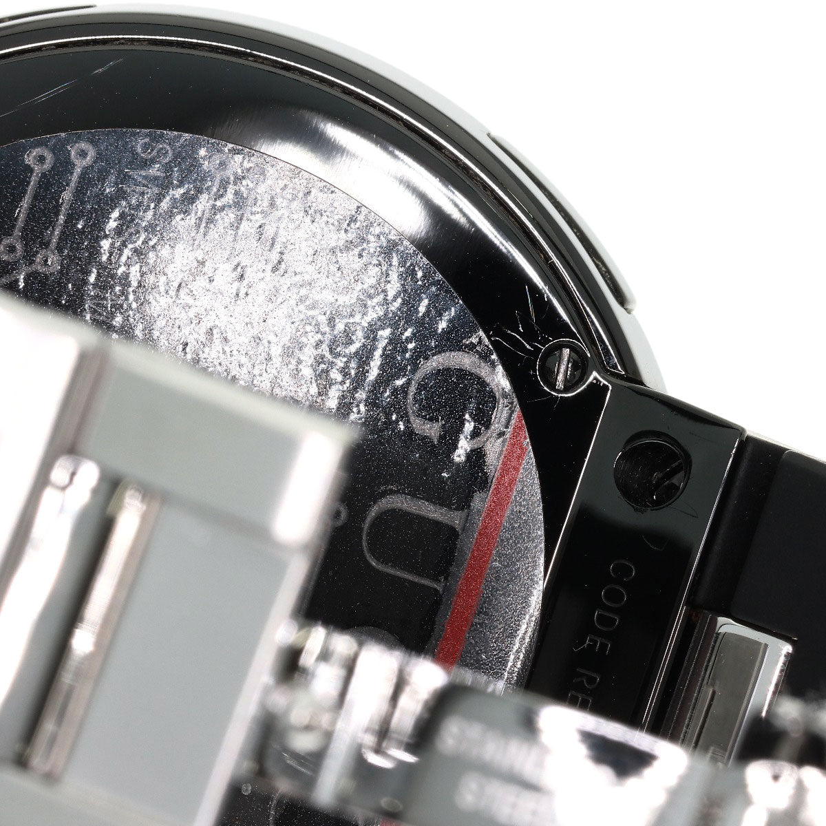 GUCCI iGucci World Time Digital Watches 114.2 Stainless Steel/SSxRubber mens