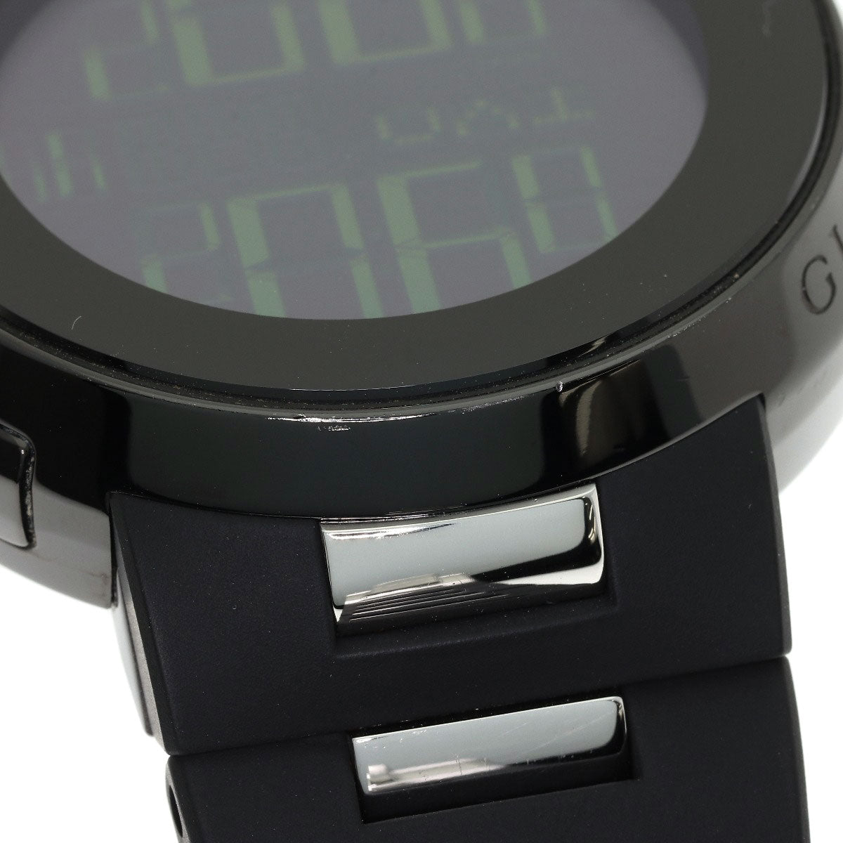 GUCCI iGucci World Time Digital Watches 114.2 Stainless Steel/SSxRubber mens