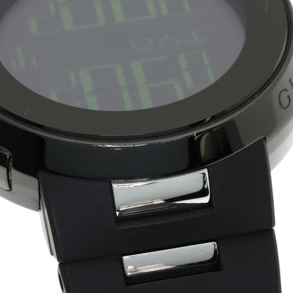 GUCCI iGucci World Time Digital Watches 114.2 Stainless Steel/SSxRubber mens