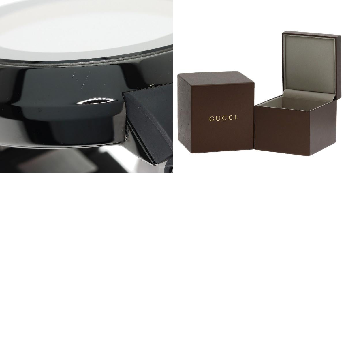 GUCCI iGucci World Time Digital Watches 114.2 Stainless Steel/SSxRubber mens