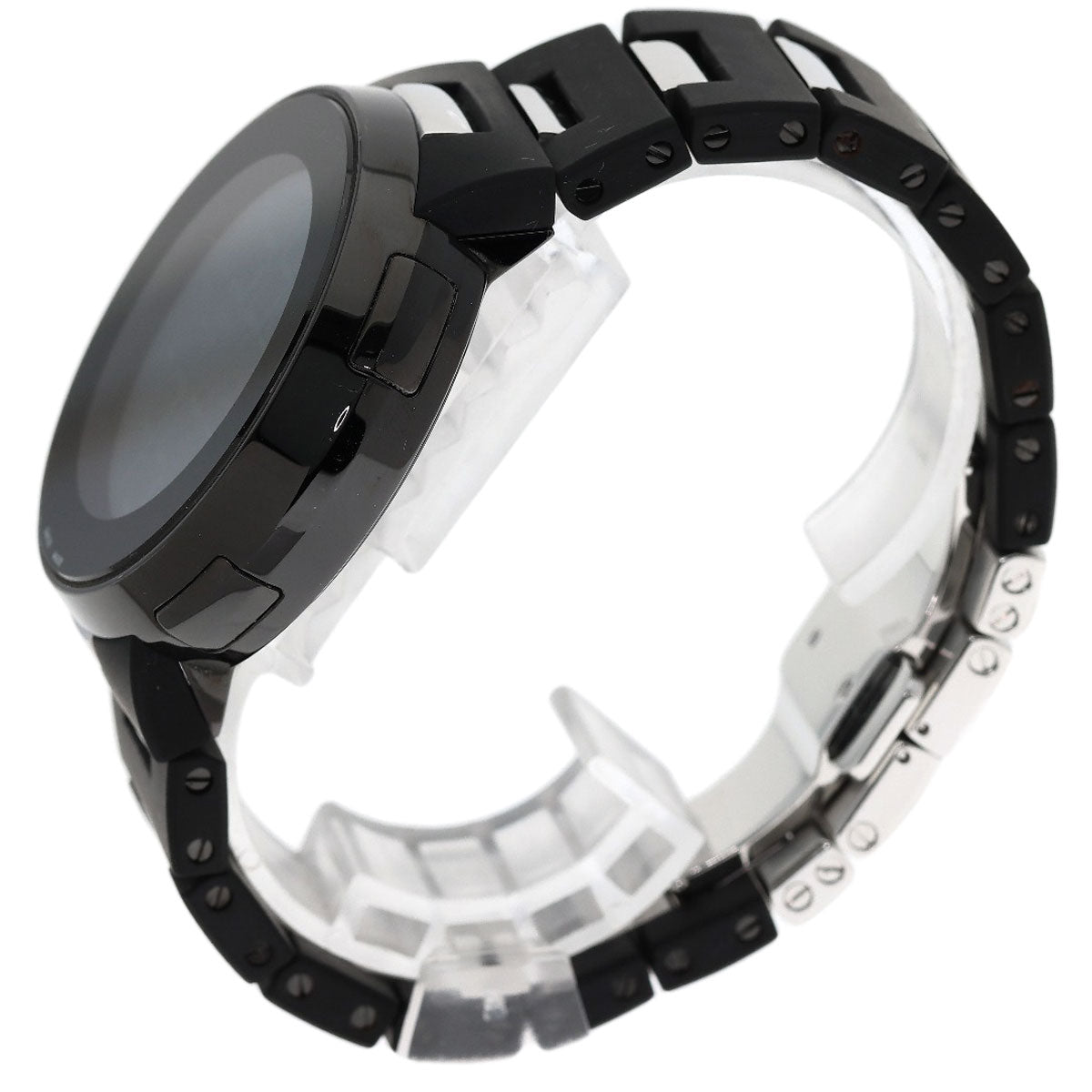 GUCCI iGucci World Time Digital Watches 114.2 Stainless Steel/SSxRubber mens