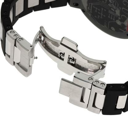 GUCCI iGucci World Time Digital Watches 114.2 Stainless Steel/SSxRubber mens