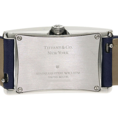 TIFFANY&Co. East West Mini Watches 34677344 Stainless Steel/Leather Ladies