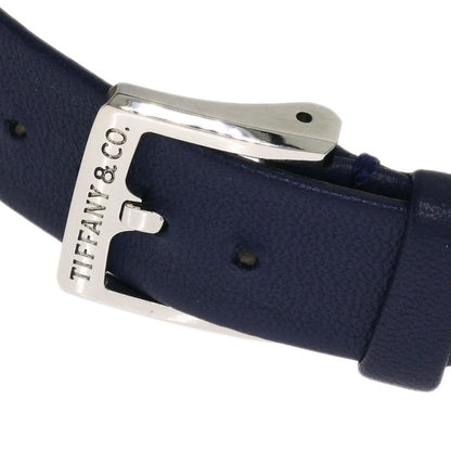 TIFFANY&Co. East West Mini Watches 34677344 Stainless Steel/Leather Ladies