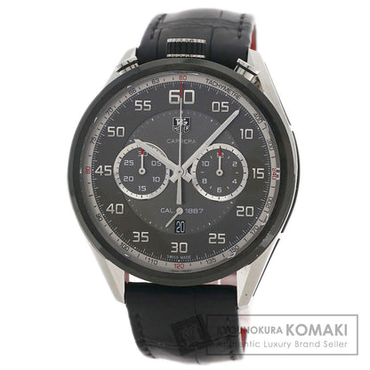 TAG HEUER Carrera Caliber 1887 Watches CAR2C12.FC6327 Stainless Steel/Rubber xLeather mens