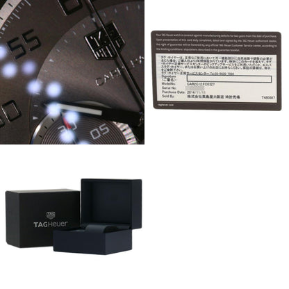 TAG HEUER Carrera Caliber 1887 Watches CAR2C12.FC6327 Stainless Steel/Rubber xLeather mens