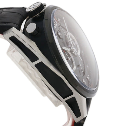 TAG HEUER Carrera Caliber 1887 Watches CAR2C12.FC6327 Stainless Steel/Rubber xLeather mens