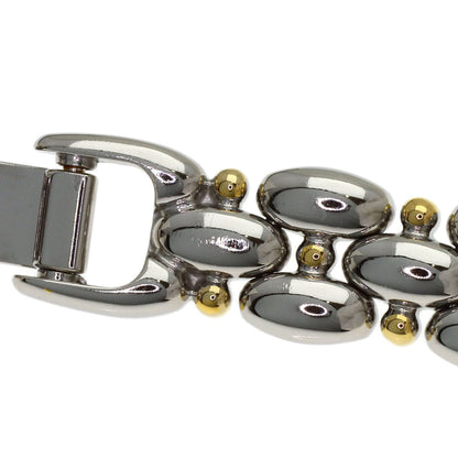 SEIKO CREDOR Oval 8P Diamond Watches 1E70-3040 Stainless Steel/SSxK18YG Ladies