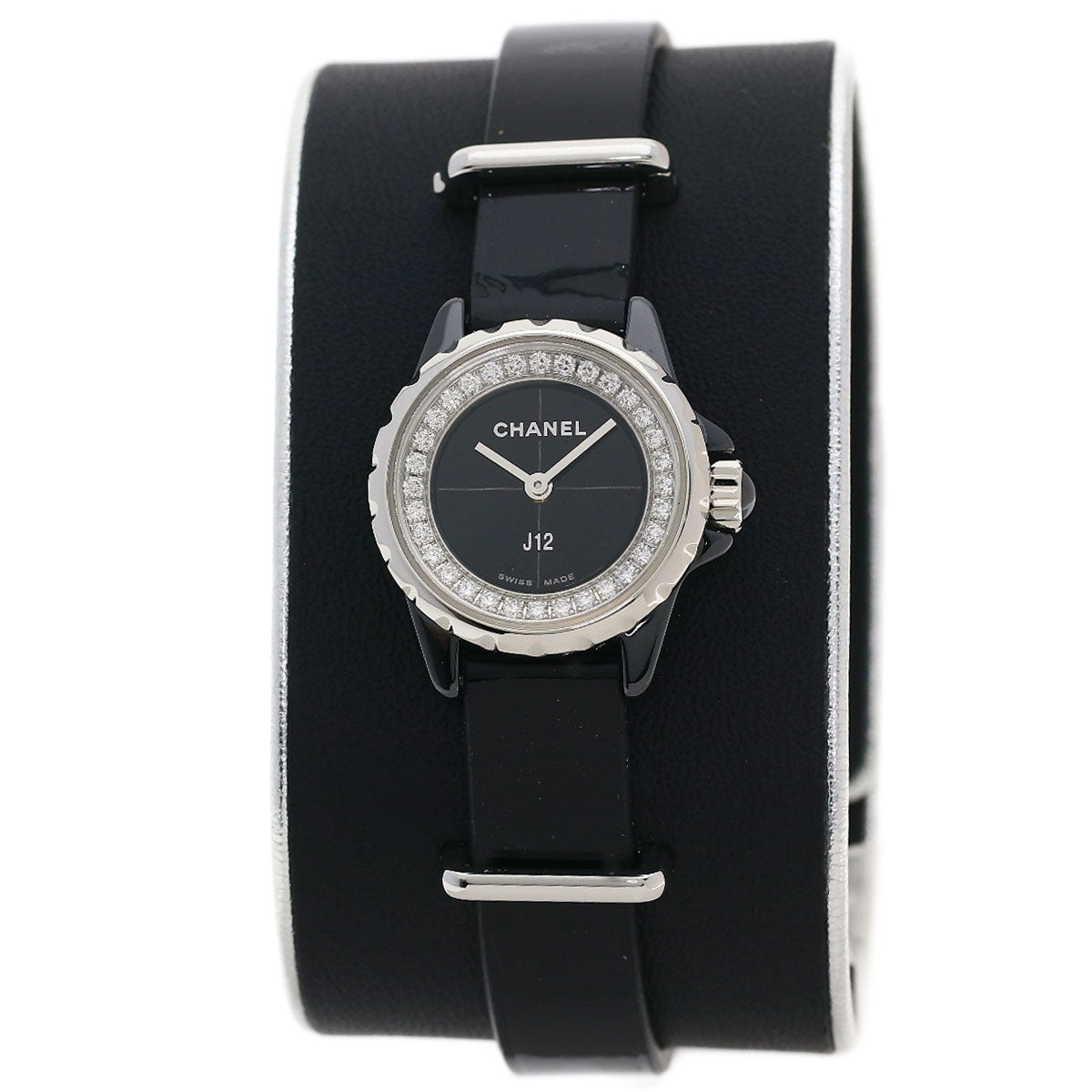 CHANEL J12 XS Diamond Watches H4663 Ceramic/Enamel Ladies