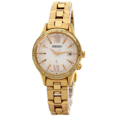 SEIKO Lukia Round Face Watches 1B35-0AB0 PGP/PGP Ladies