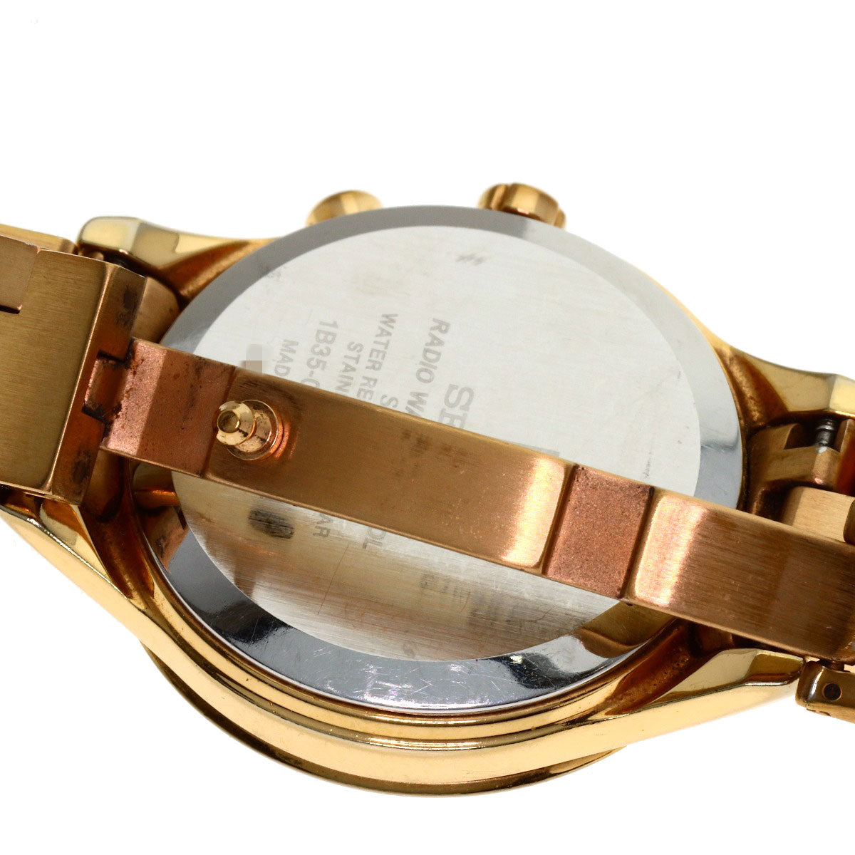 SEIKO Lukia Round Face Watches 1B35-0AB0 PGP/PGP Ladies