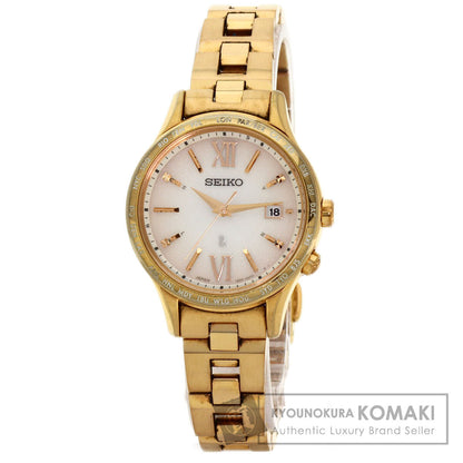 SEIKO Lukia Round Face Watches 1B35-0AB0 PGP/PGP Ladies
