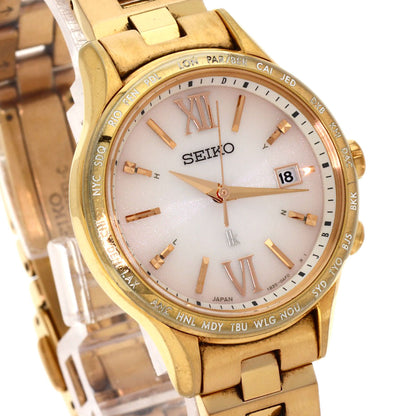 SEIKO Lukia Round Face Watches 1B35-0AB0 PGP/PGP Ladies