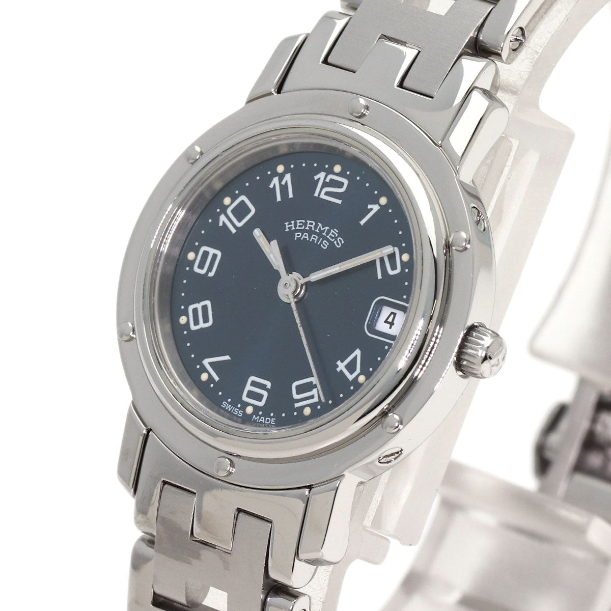 HERMES Clipper Watches CL4.210 Stainless Steel/Stainless Steel Ladies