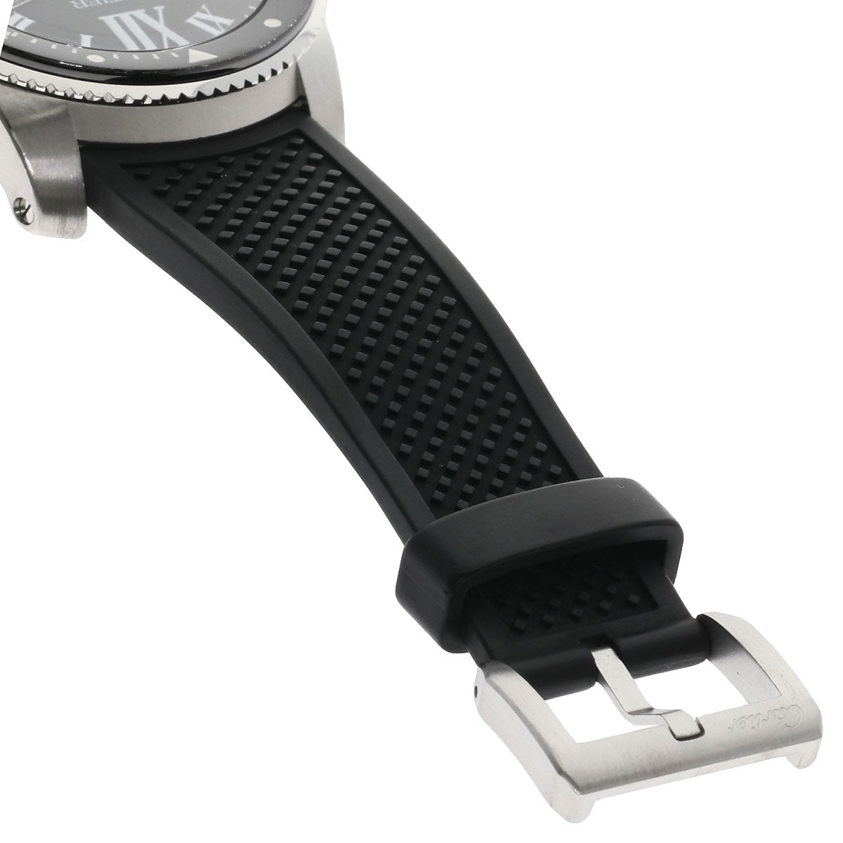 CARTIER Calibur de Cartier Watches W7100056 Stainless Steel/Rubber mens