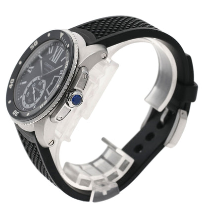 CARTIER Calibur de Cartier Watches W7100056 Stainless Steel/Rubber mens