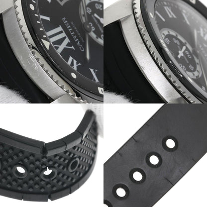 CARTIER Calibur de Cartier Watches W7100056 Stainless Steel/Rubber mens