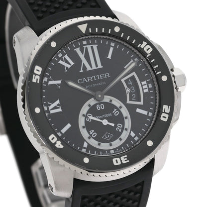 CARTIER Calibur de Cartier Watches W7100056 Stainless Steel/Rubber mens