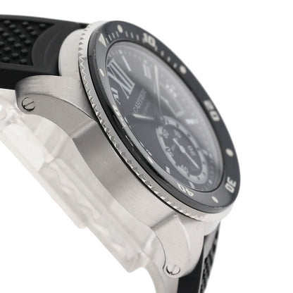 CARTIER Calibur de Cartier Watches W7100056 Stainless Steel/Rubber mens