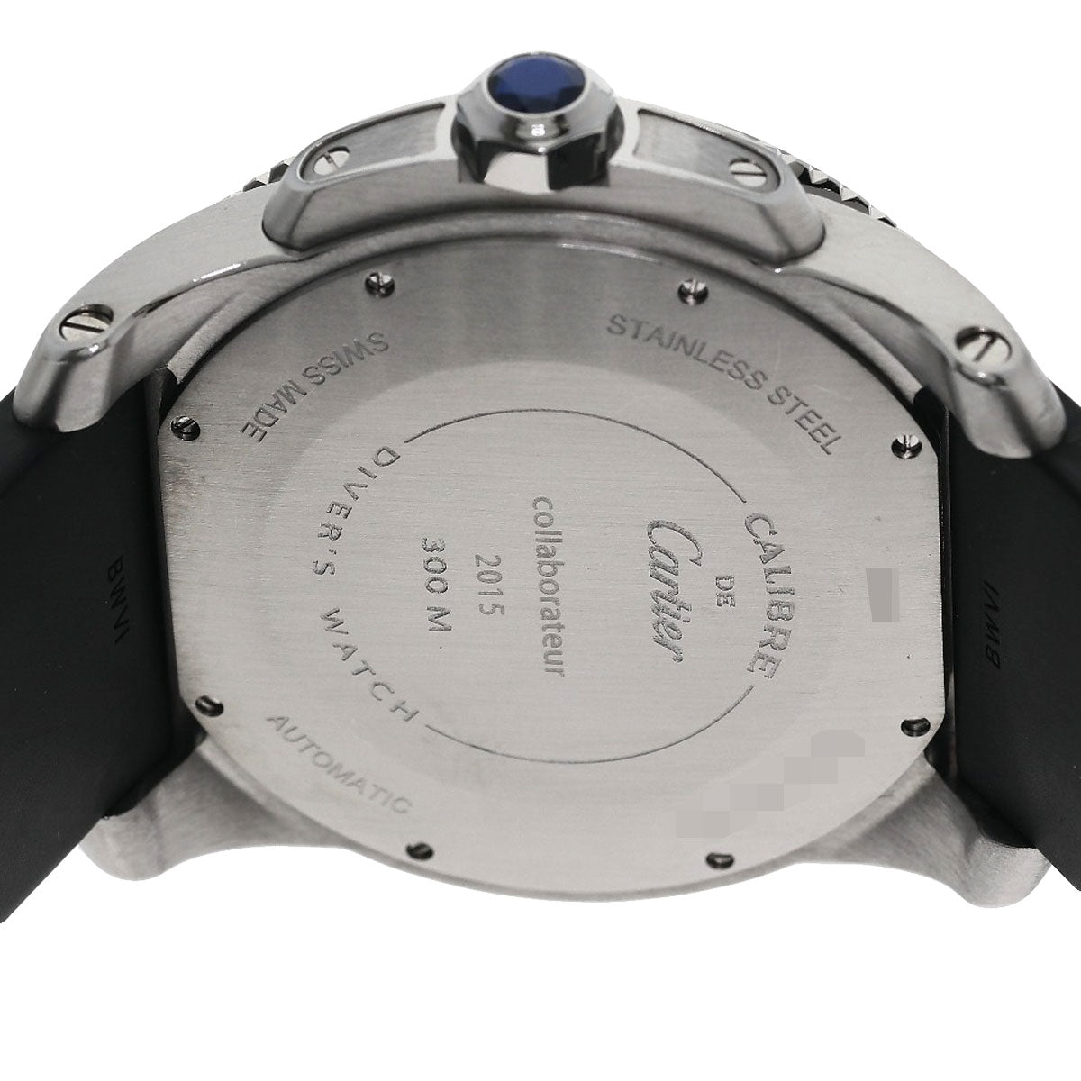 CARTIER Calibur de Cartier Watches W7100056 Stainless Steel/Rubber mens