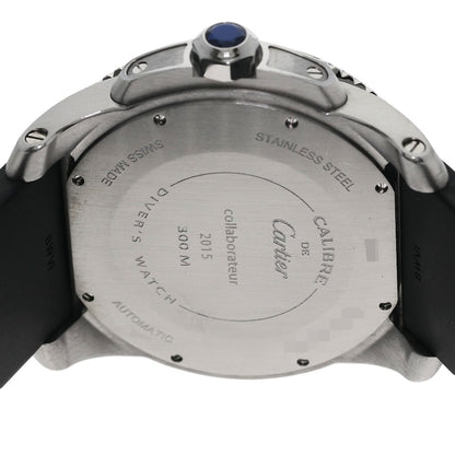 CARTIER Calibur de Cartier Watches W7100056 Stainless Steel/Rubber mens