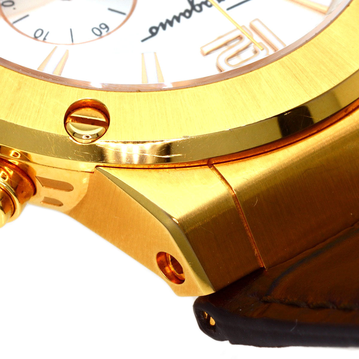 Salvatore Ferragamo Round face Watches SFEX00419 Stainless Steel/Leather mens
