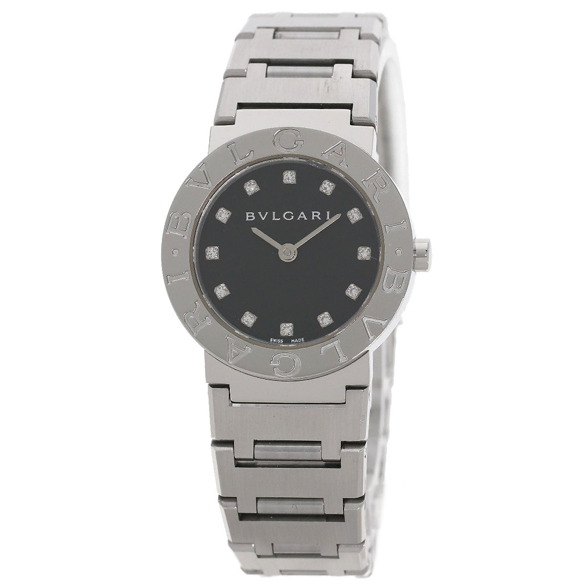 BVLGARI BVLGARI BVLGARI 12P Diamond Watches BB26SS Stainless Steel/Stainless Steel Ladies