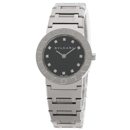BVLGARI BVLGARI BVLGARI 12P Diamond Watches BB26SS Stainless Steel/Stainless Steel Ladies