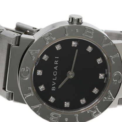 BVLGARI BVLGARI BVLGARI 12P Diamond Watches BB26SS Stainless Steel/Stainless Steel Ladies