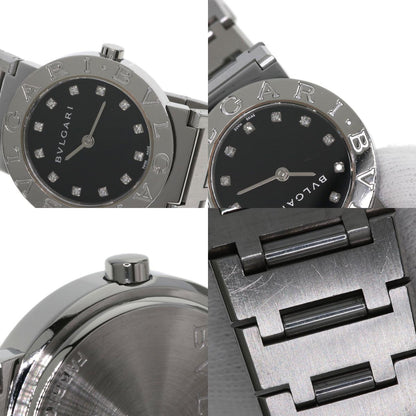 BVLGARI BVLGARI BVLGARI 12P Diamond Watches BB26SS Stainless Steel/Stainless Steel Ladies