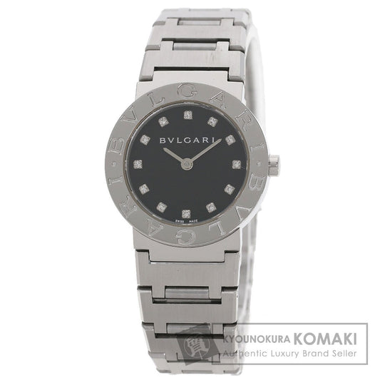 BVLGARI BVLGARI BVLGARI 12P Diamond Watches BB26SS Stainless Steel/Stainless Steel Ladies