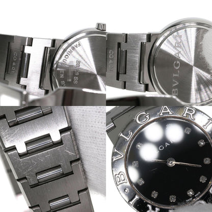 BVLGARI BVLGARI BVLGARI 12P Diamond Watches BB26SS Stainless Steel/Stainless Steel Ladies