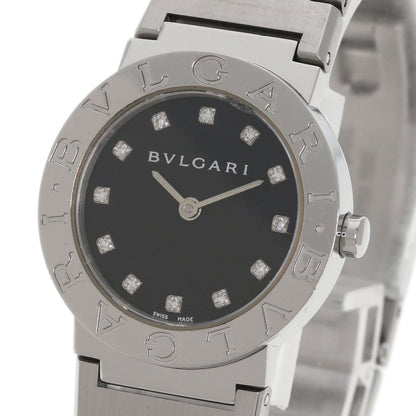 BVLGARI BVLGARI BVLGARI 12P Diamond Watches BB26SS Stainless Steel/Stainless Steel Ladies