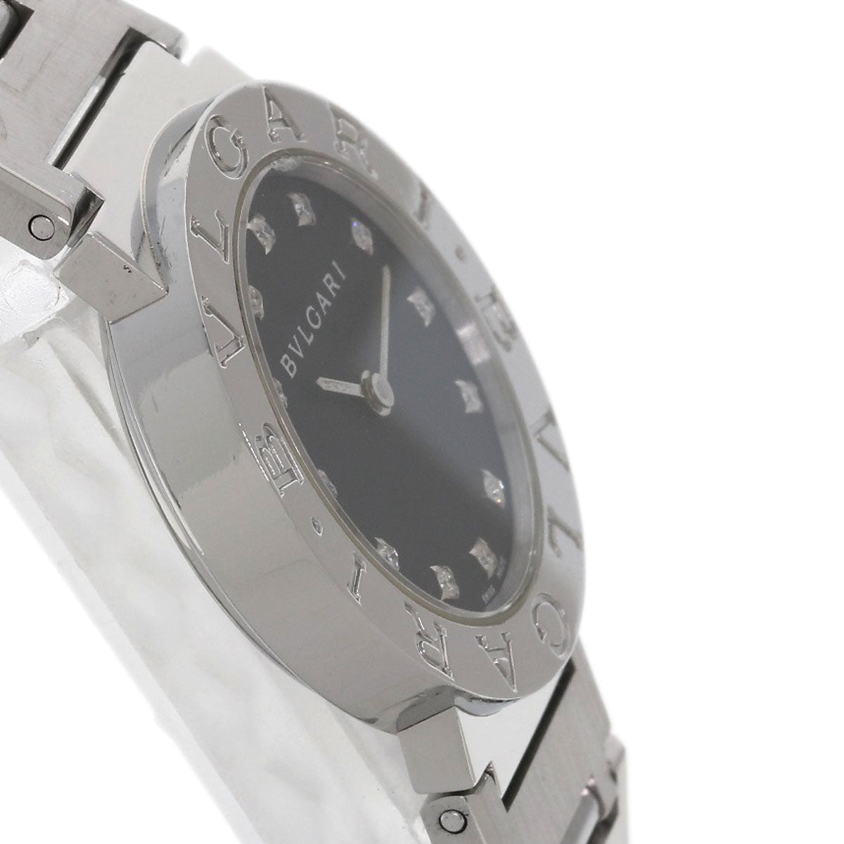 BVLGARI BVLGARI BVLGARI 12P Diamond Watches BB26SS Stainless Steel/Stainless Steel Ladies