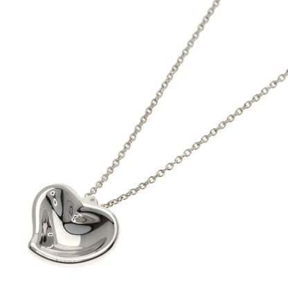 TIFFANY&Co. Full heart Necklace Silver Ladies [Used]