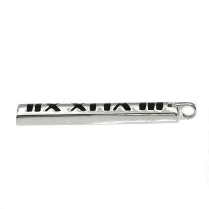 TIFFANY&Co. Atlas bar Pendant top Silver Ladies [Used]