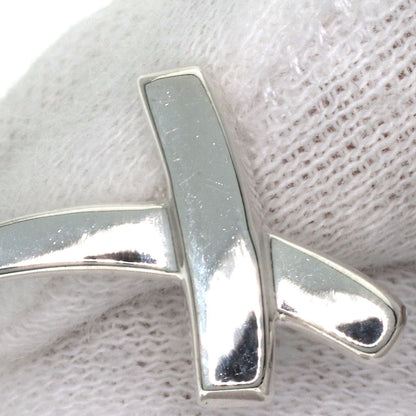 TIFFANY&Co. kiss earring Silver Ladies [Used]
