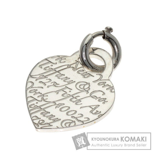 TIFFANY&Co. Heart Notes Pendant top Silver Ladies [Used]