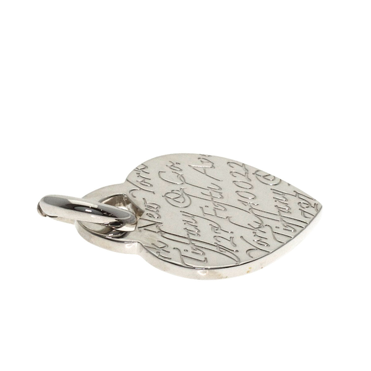 TIFFANY&Co. Heart Notes Pendant top Silver Ladies [Used]