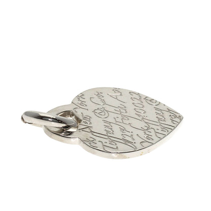 TIFFANY&Co. Heart Notes Pendant top Silver Ladies [Used]