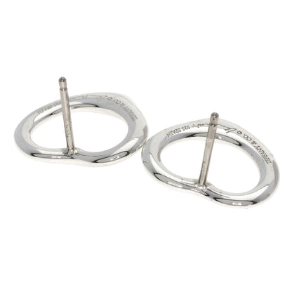 TIFFANY&Co. Open heart earring Silver K14WGLadies [Used]