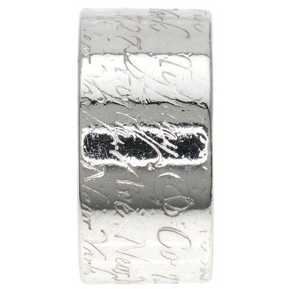 TIFFANY&Co. Notes Wide Ring Silver Ladies [Used]